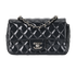 New Mini Single Flap, &pound;3,100, Handbags, Grey, Patent Leather, Front view